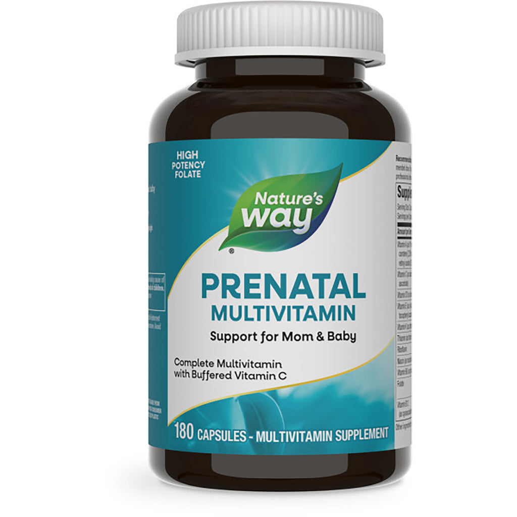 NW305 | Nature's Way prenatal multivitamin bottle with buffered vitamin C, 180 capsules - Thumbnail