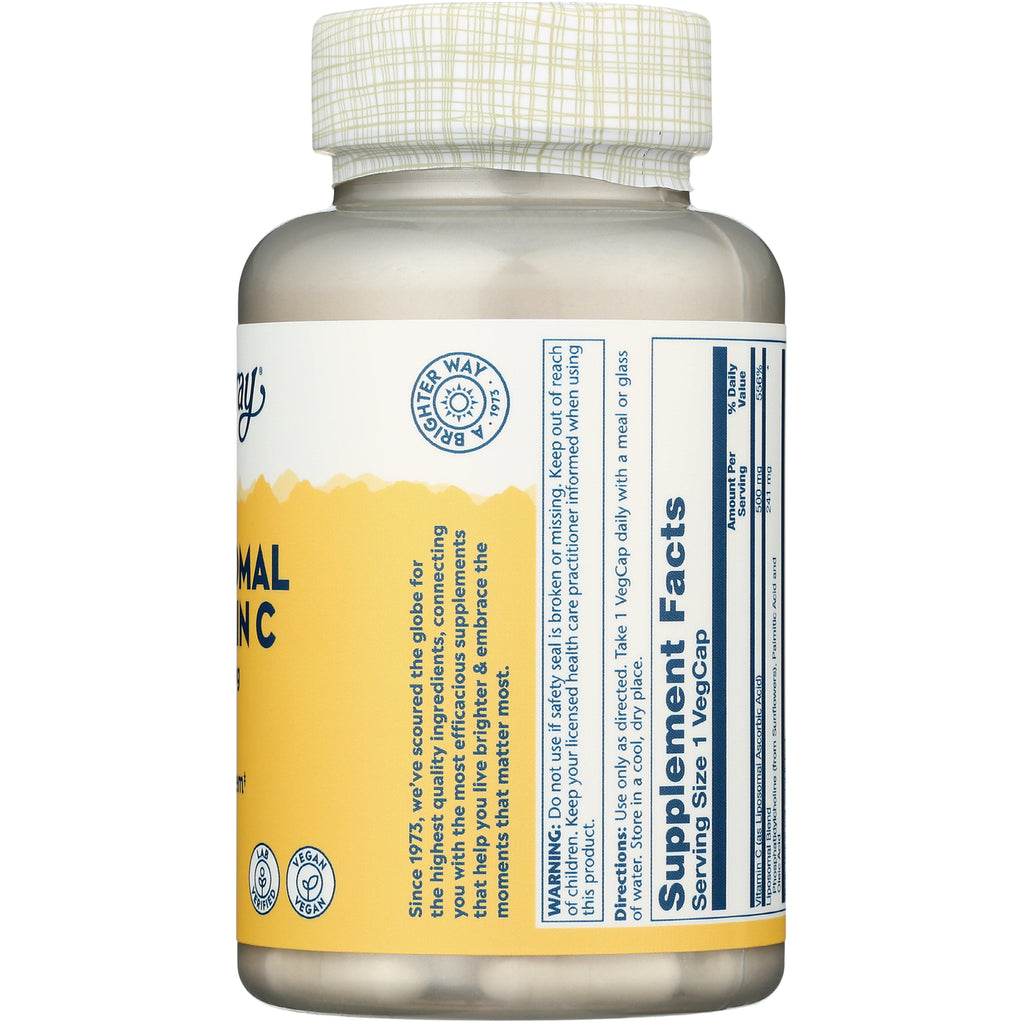 SLR450 | Back label with Supplement Facts, directions, and warnings on bottle - Thumbnail