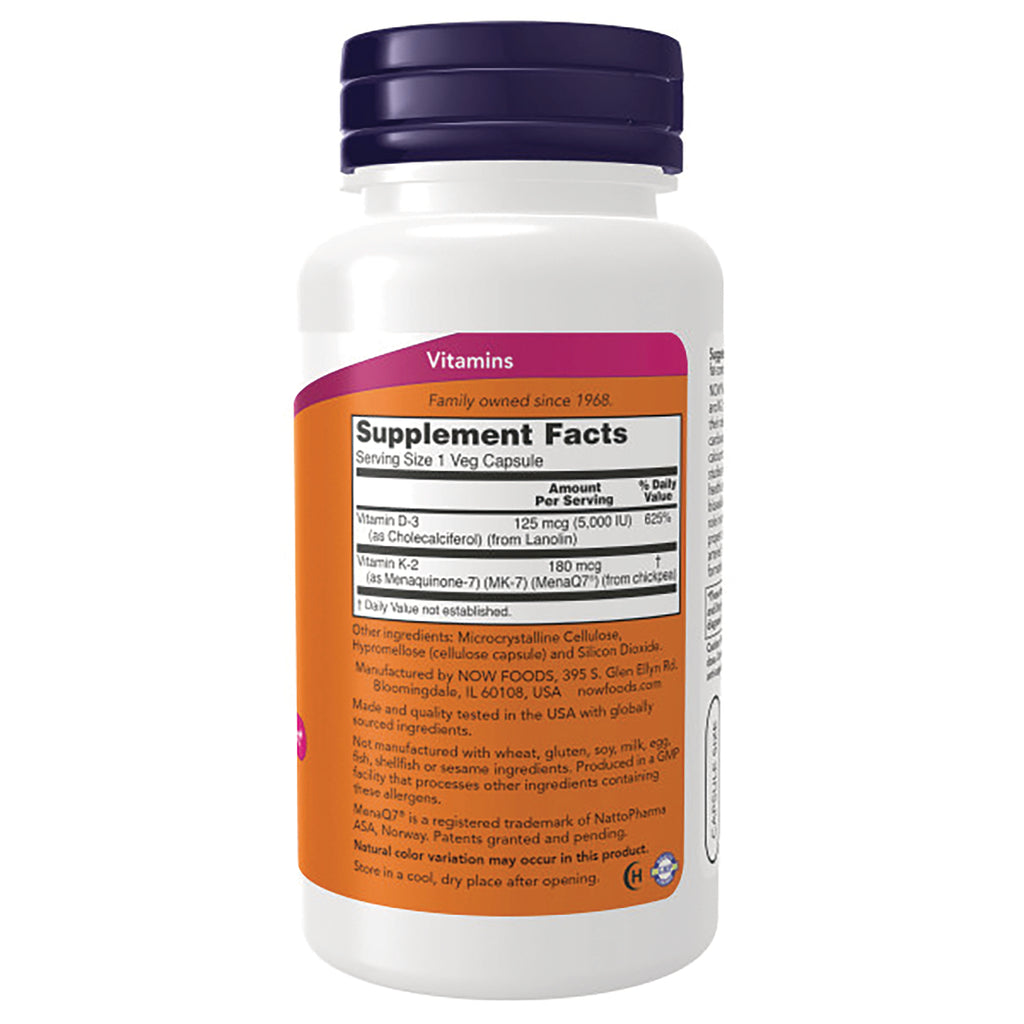 NWF1362 | back of white supplement bottle showing Supplement Facts panel and ingredient text - Thumbnail