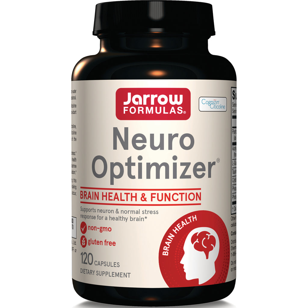 JR033 | Jarrow Formulas Neuro Optimizer front label, brain health & function dietary supplement, 120 capsules - Thumbnail