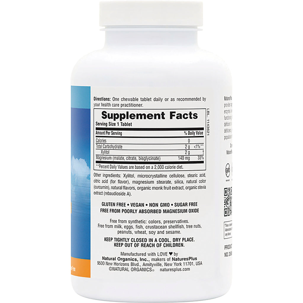 NTP346 | Back of white supplement bottle showing Supplement Facts panel and ingredient text - Thumbnail