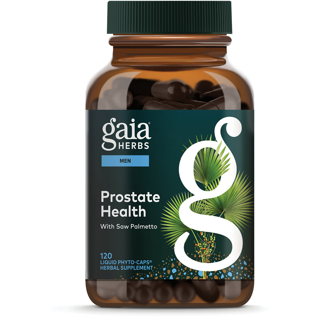 GH096 | Gaia Herbs Prostate Health supplement bottle, Men formula, 120 vegan liquid phyto-caps - Thumbnail