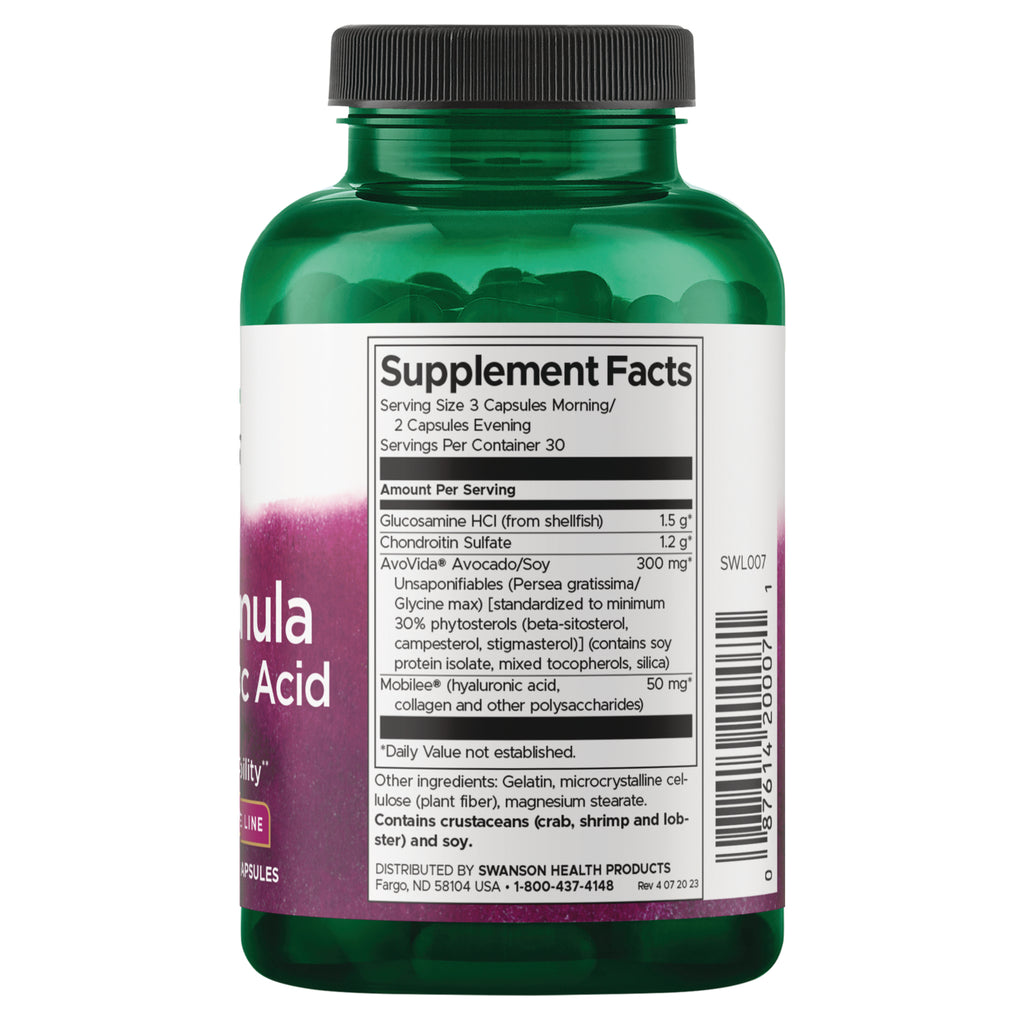 SWL007 | Back label with Supplement Facts - Thumbnail