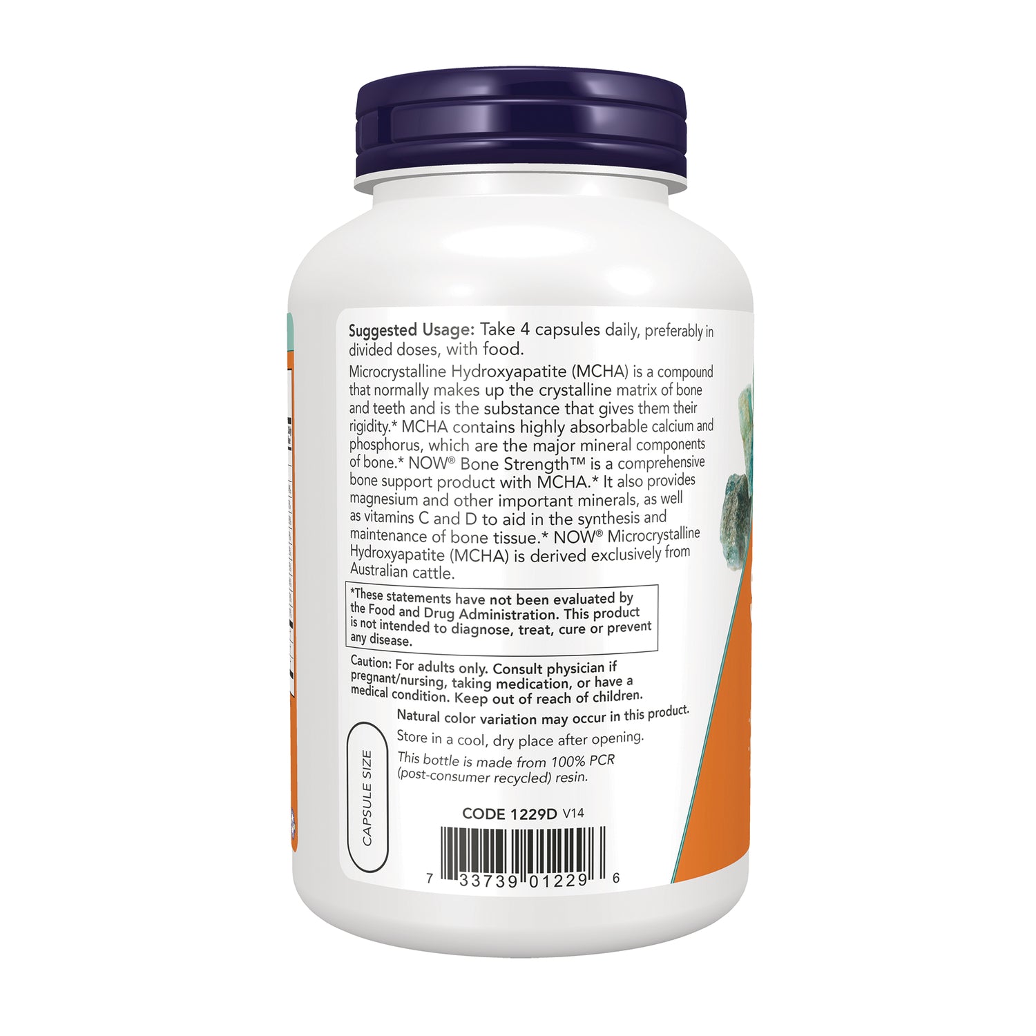 NWF658 | capsule with rulers in inches and mm labeled Capsule Size, size and color may vary from actual product