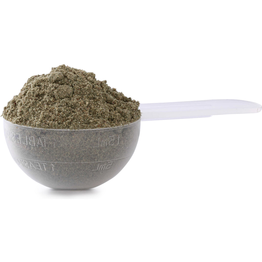 SWR091 | Scoop of graygreen powder in a measuring spoon - Thumbnail