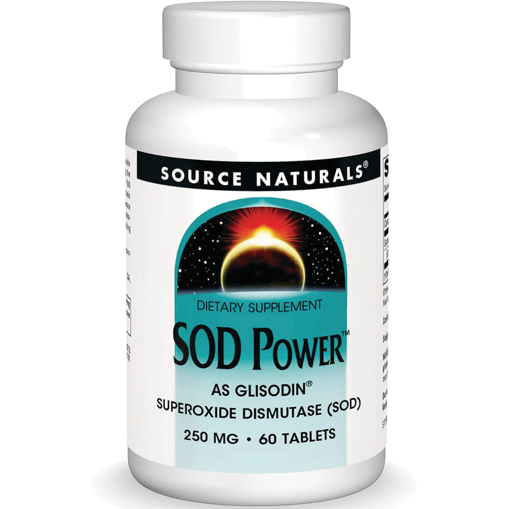 SN751 | Source Naturals SOD Power dietary supplement, 250 mg, 60 tablets - Thumbnail