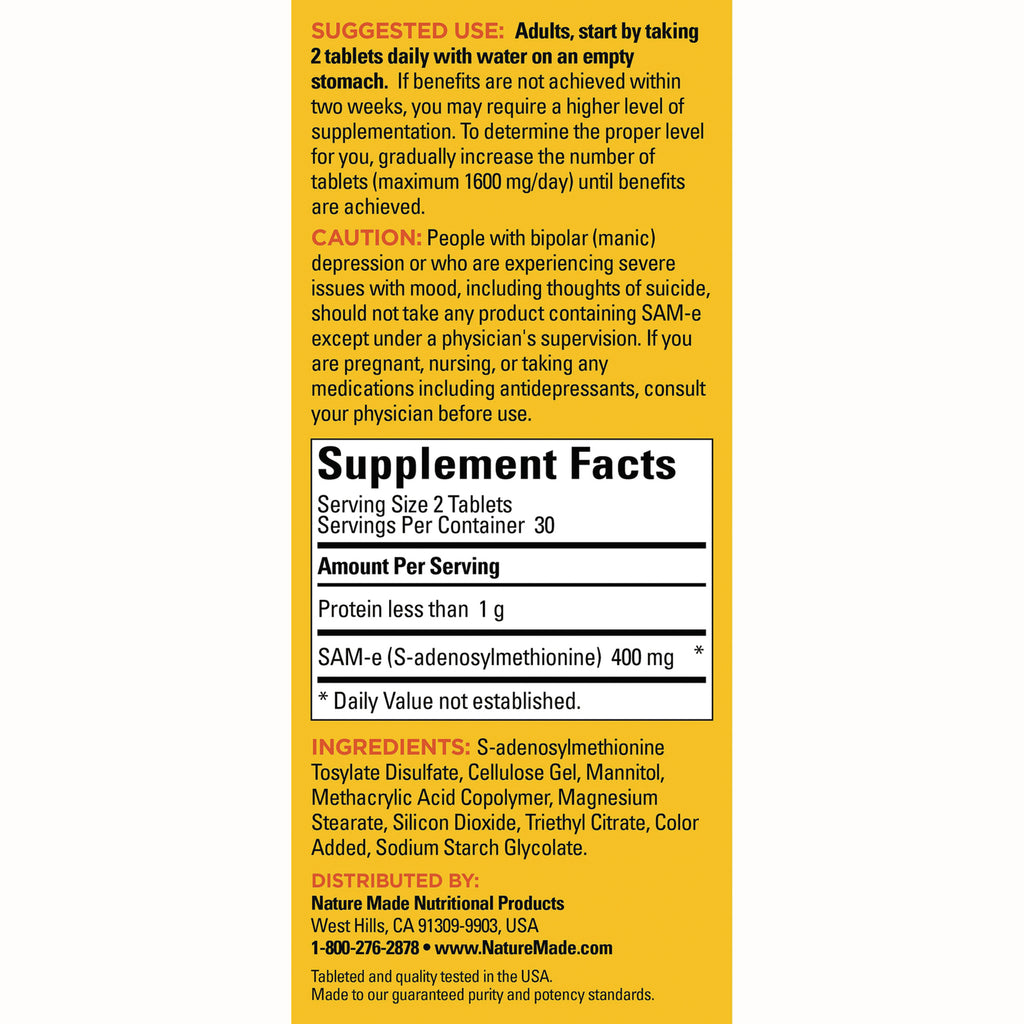 NTM158 | back label showing suggested use, caution, supplement facts panel and ingredients list - Thumbnail