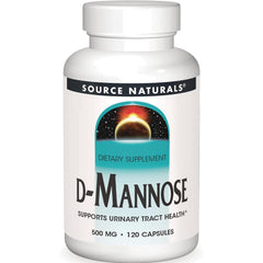SN765 | Source Naturals D-Mannose dietary supplement, supports urinary tract health, 500 mg, 120 capsules