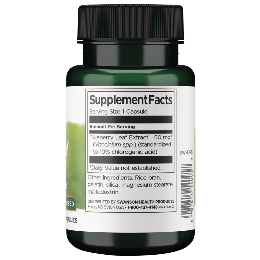 SWH095 | Back label with supplement facts and serving information - Thumbnail