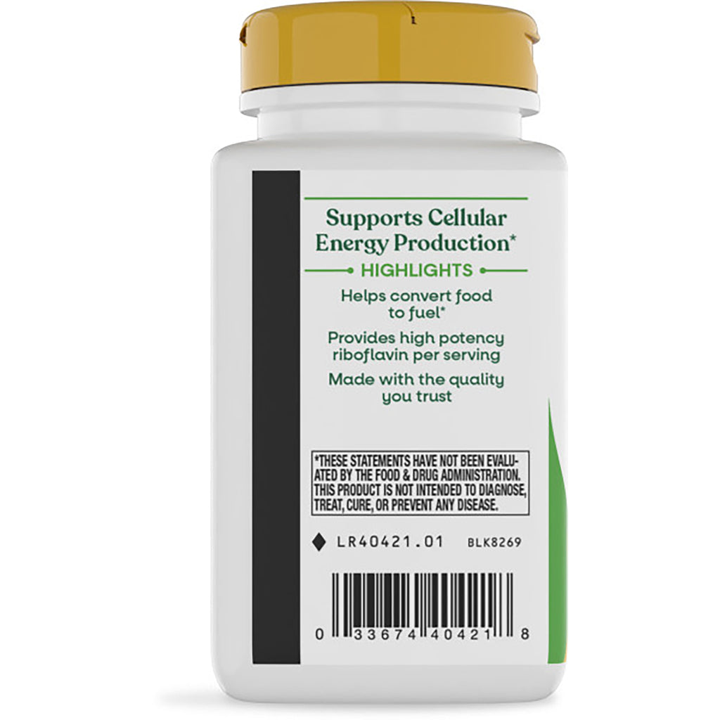 NW753 | back of white supplement bottle with yellow cap showing safety and gluten free text and recycling icons - Thumbnail