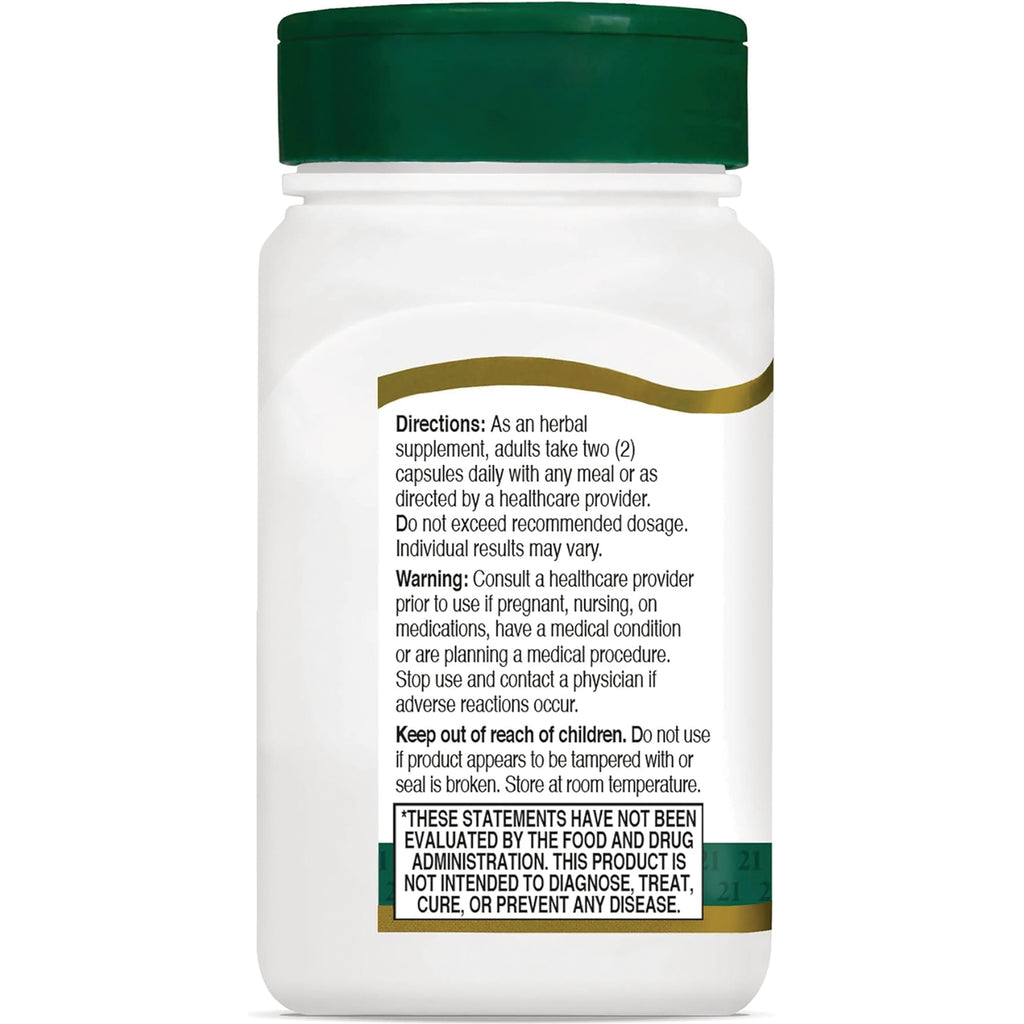 CNT154 | back label of white supplement bottle showing directions, warnings, and FDA disclaimer - Thumbnail