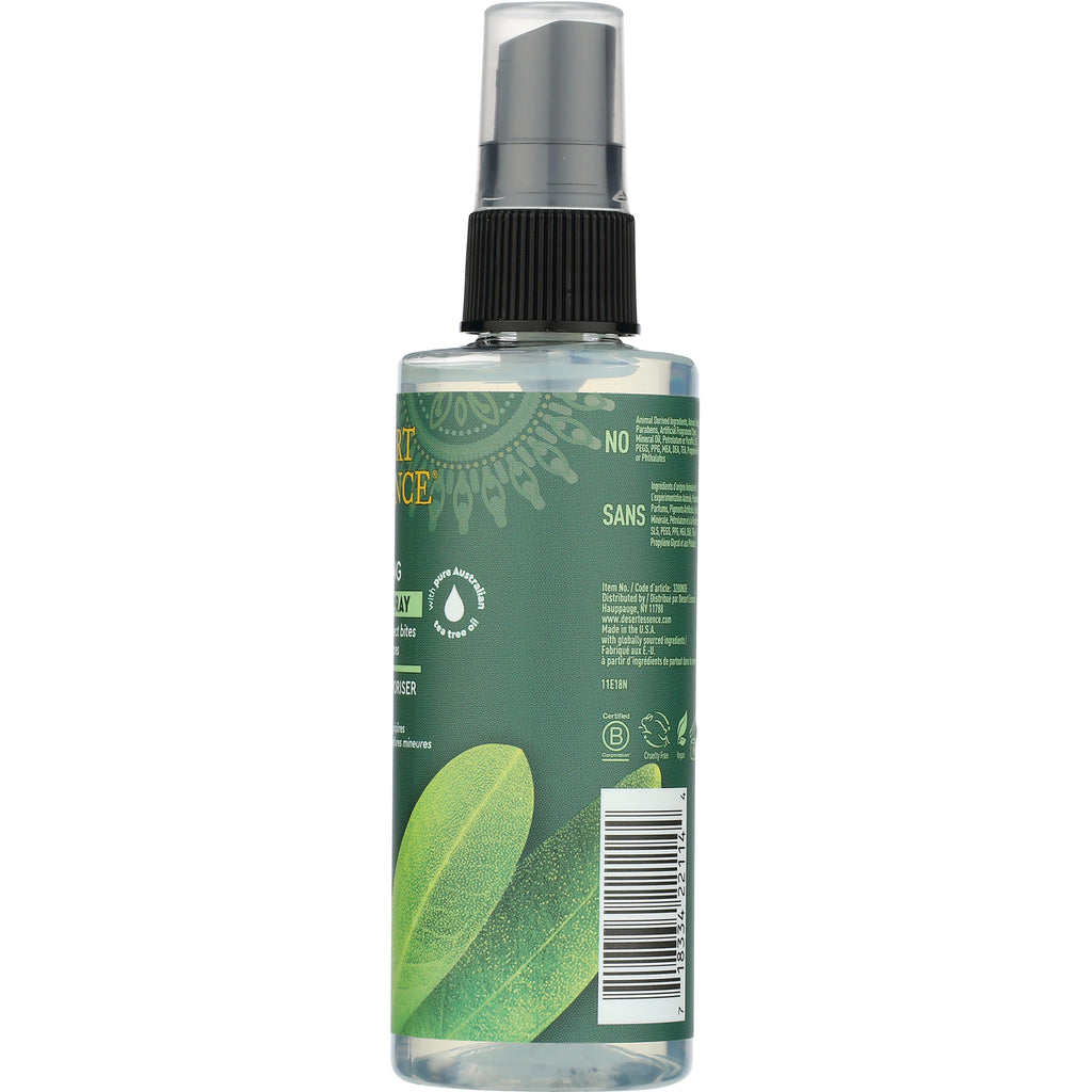DST079 | Back of green spray bottle showing label text, ingredients and barcode - Thumbnail