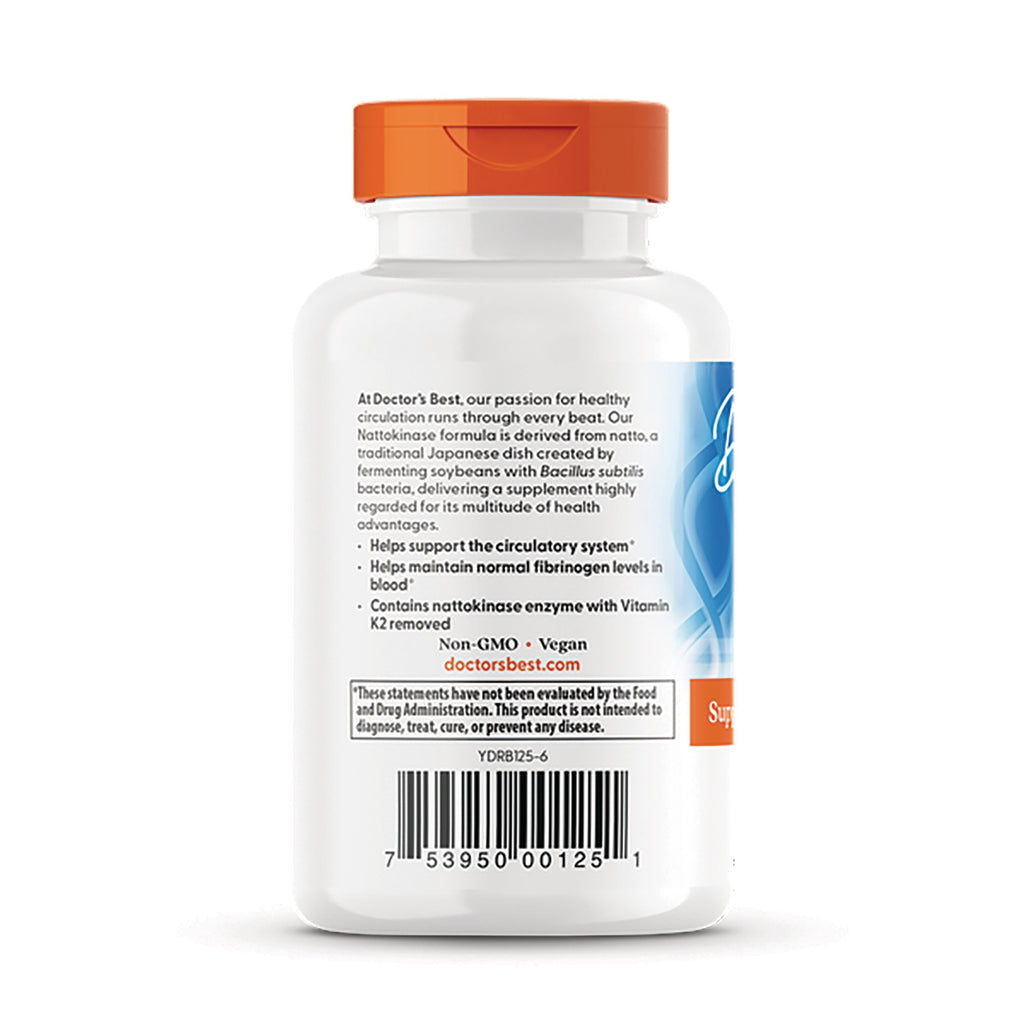 DB088 | back label of white supplement bottle showing ingredient text, warning box and barcode - Thumbnail
