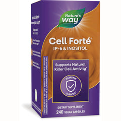 ET254 | Nature's Way Cell Fort IP-6 & INOSITOL box labeled Supports Natural Killer Cell Activity, 240 vegan capsules