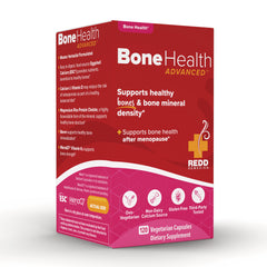 RED019 | Red BoneHealth Advanced dietary supplement box front showing product name and bone density claims