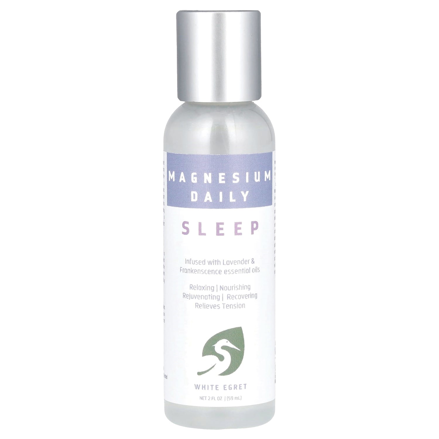 WEG041 | Magnesium Daily Sleep spray bottle, 2 fl oz, infused with lavender and frankincense