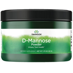 SW913 | Four Swanson D-Mannose powder jars showing front label D-Mannose Powder Urinary Tract Health