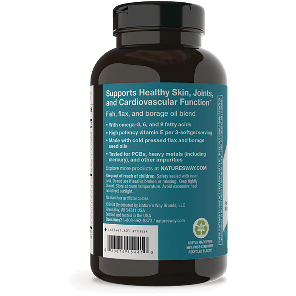 NW844 | back label of brown supplement bottle showing support claims, ingredient list and barcode - Thumbnail