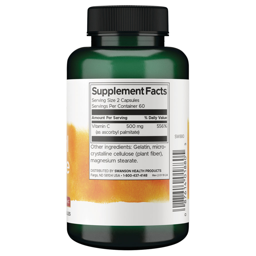 SW880 | Back label with supplement facts and serving information - Thumbnail
