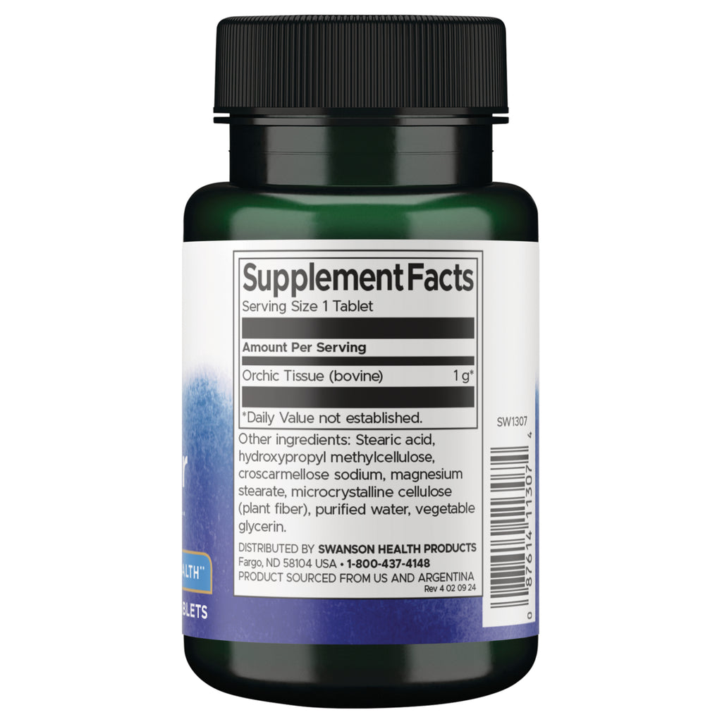 SW1307 | Back label with Supplement Facts - Thumbnail