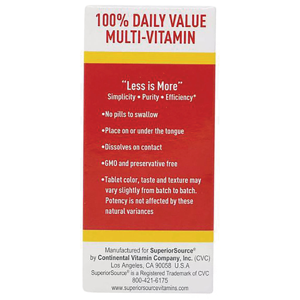 SUS022 | 100% Daily Value Multi-Vitamin infographic: \ - Thumbnail