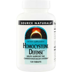 SN343 | Source Naturals Homocysteine Defense dietary supplement, helps support the cardiovascular system, 120 tablets