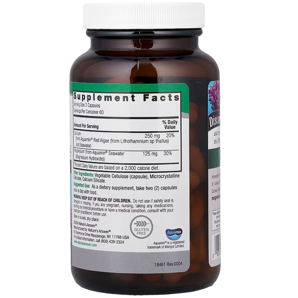 NAT399 | back label showing supplement facts panel, ingredients, usage warning, and barcode - Thumbnail