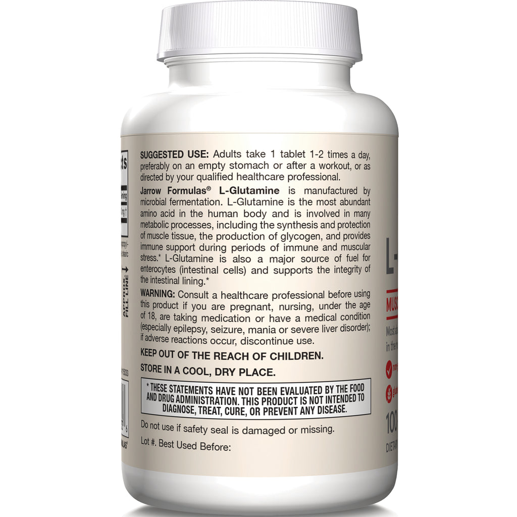 JR089 | Back label of supplement bottle showing suggested use, warnings, storage instructions and FDA disclaimer - Thumbnail