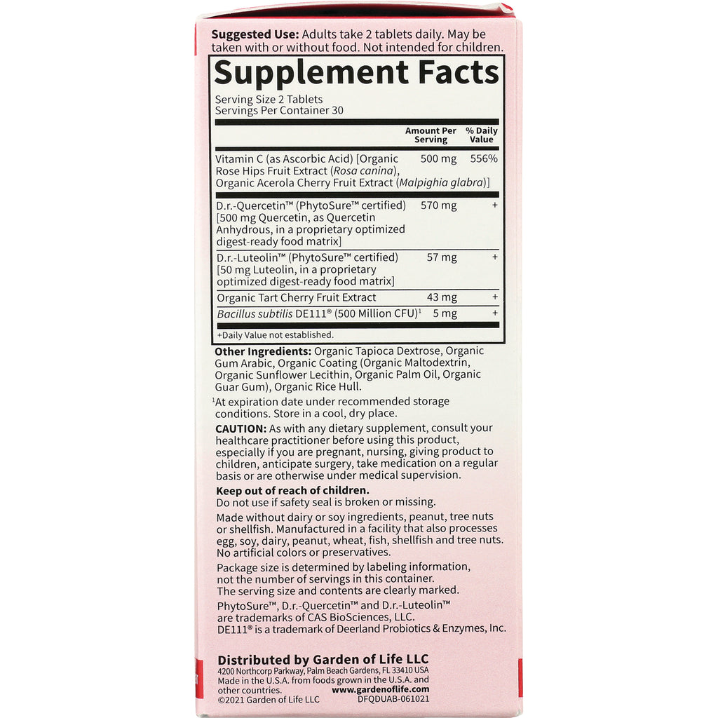 GLF362 | back panel showing Supplement Facts table, ingredients, cautions, and distributor information - Thumbnail