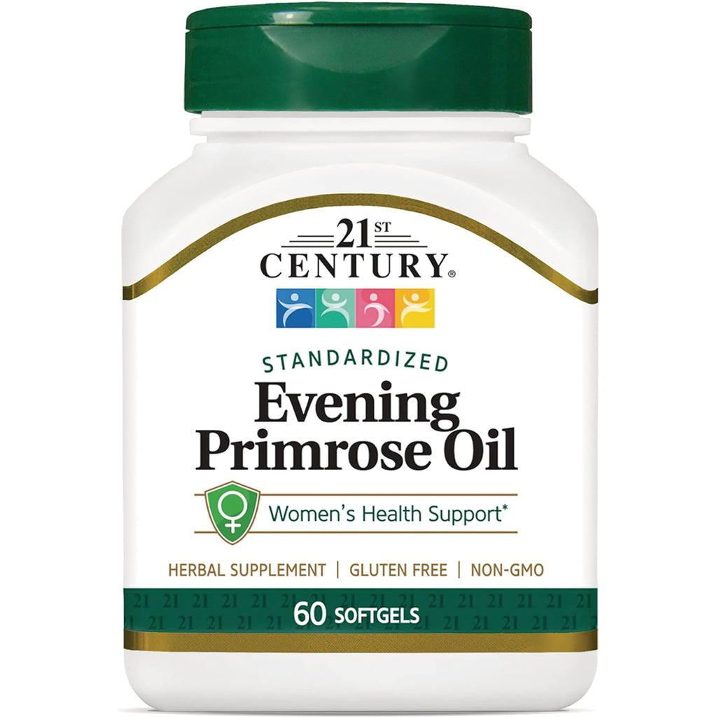 CNT052 | 21st Century Evening Primrose Oil bottle, 60 softgels, women's health support - Thumbnail