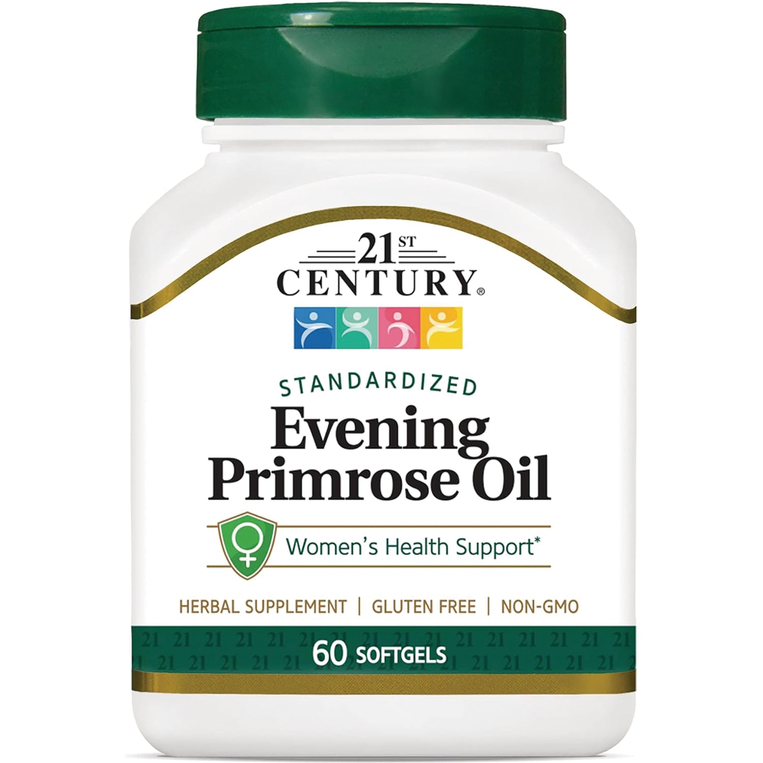 CNT052 | 21st Century Evening Primrose Oil bottle, 60 softgels, women's health support