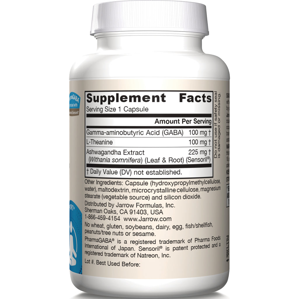JR275 | back label showing Supplement Facts panel and ingredient text on white supplement bottle - Thumbnail