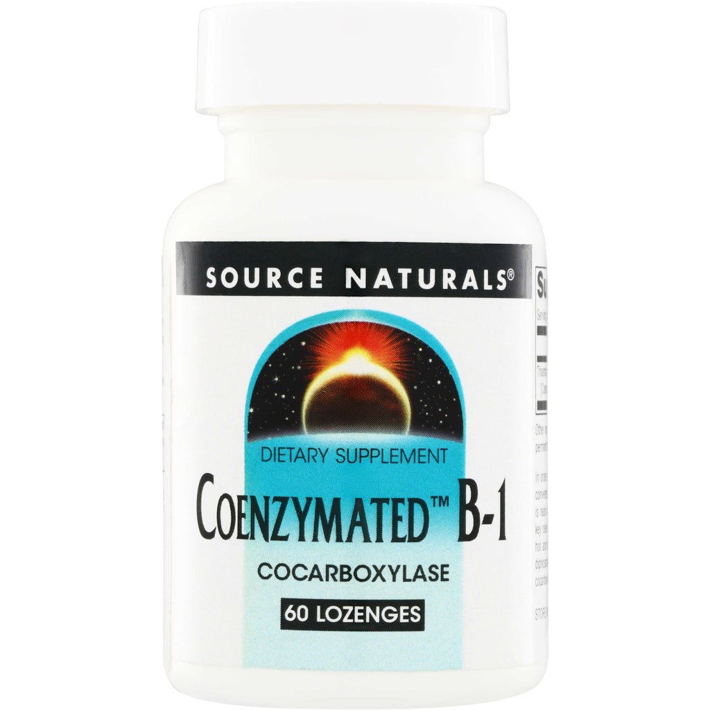 SN235 | Source Naturals Coenzymated B-1 (Cocarboxylase) dietary supplement, 60 lozenges - Thumbnail