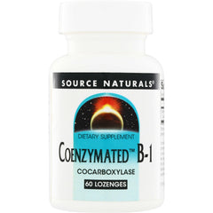 SN235 | Source Naturals Coenzymated B-1 (Cocarboxylase) dietary supplement, 60 lozenges