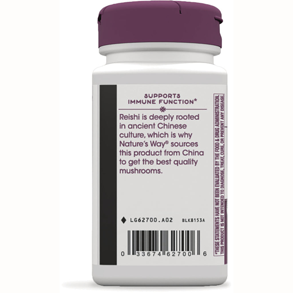 NW531 | Back of white supplement bottle showing SUPPORTS IMMUNE FUNCTION text, product description and barcode - Thumbnail