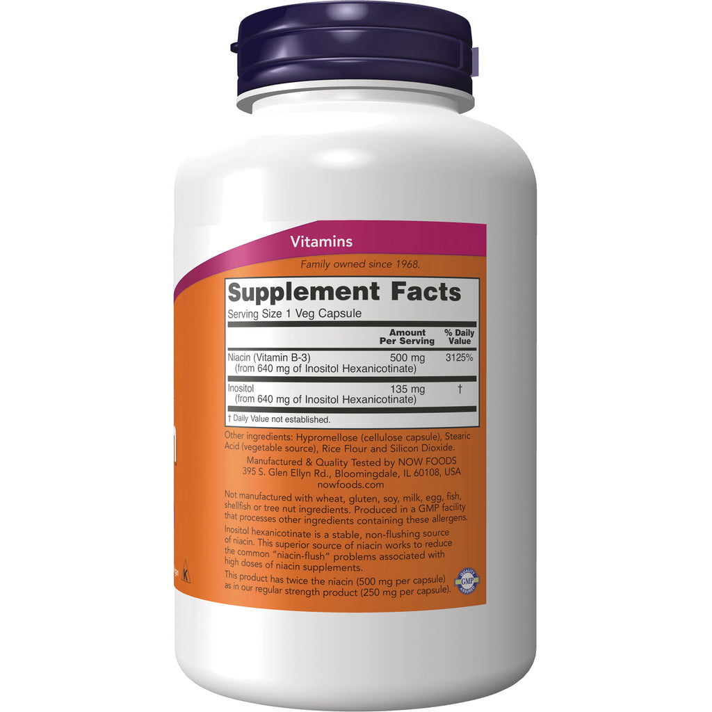 NWF944 | Back of white vitamin bottle showing Supplement Facts panel and ingredients label - Thumbnail