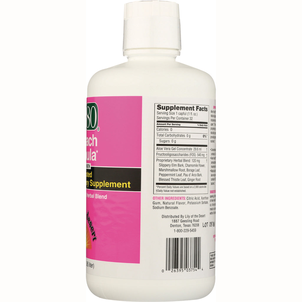 LIL038 | Back of white supplement bottle showing Supplement Facts panel, ingredients list and barcode - Thumbnail