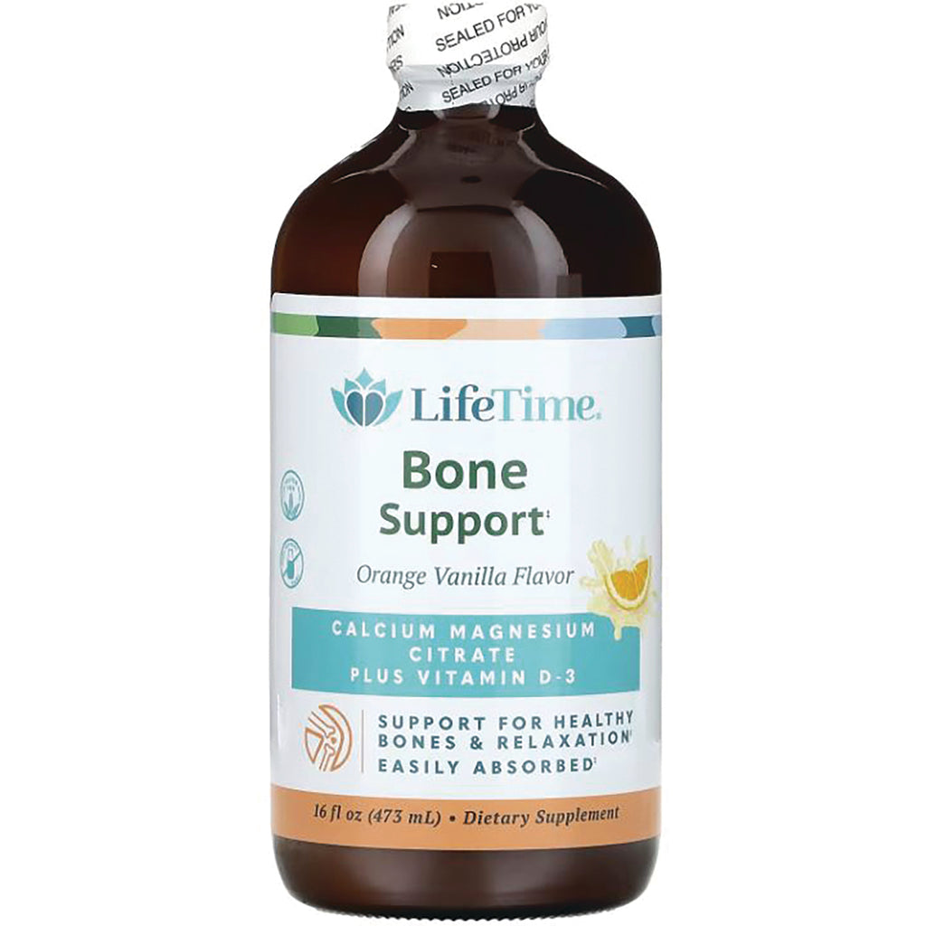 LFT005 | LifeTime Bone Support liquid supplement, Orange Vanilla Flavor 16 fl oz bottle - Thumbnail