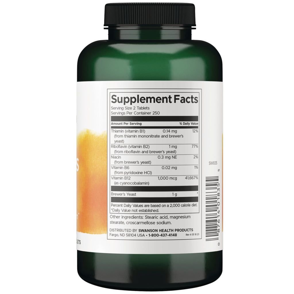 SW835 | Back label with Supplement Facts - Thumbnail