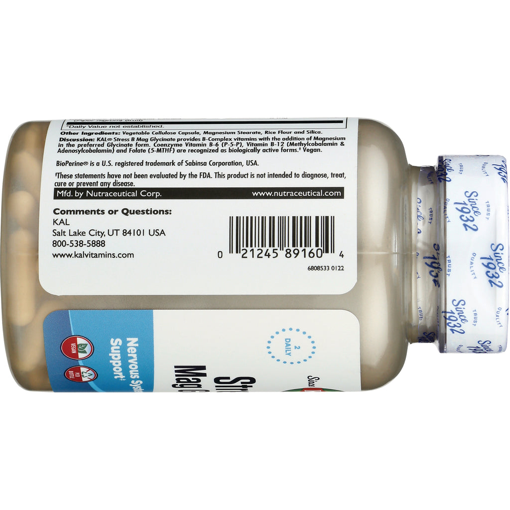 KL566 | product label back with barcode, ingredients, directions and manufacturer contact details - Thumbnail