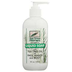 TTT001 | Tea Tree Therapy Antiseptic Liquid Soap pump bottle, with tea tree oil; 8 fl oz (236 ml)