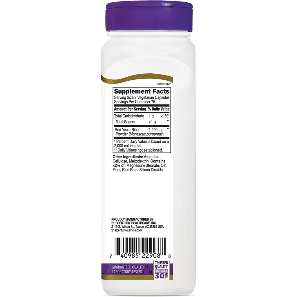 CNT139 | back label showing Supplement Facts panel, ingredient list and barcode on white bottle - Thumbnail