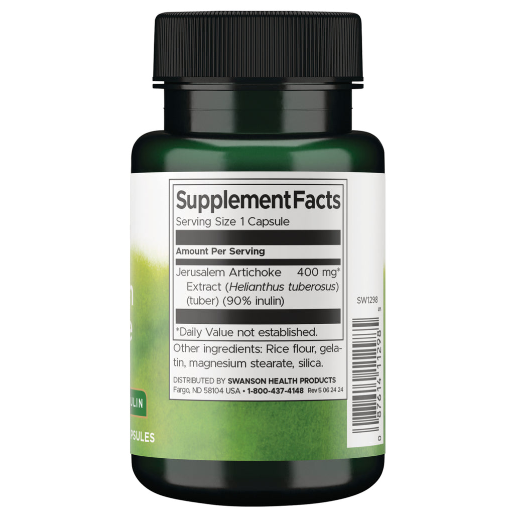 SW1298 | Back label with Supplement Facts - Thumbnail