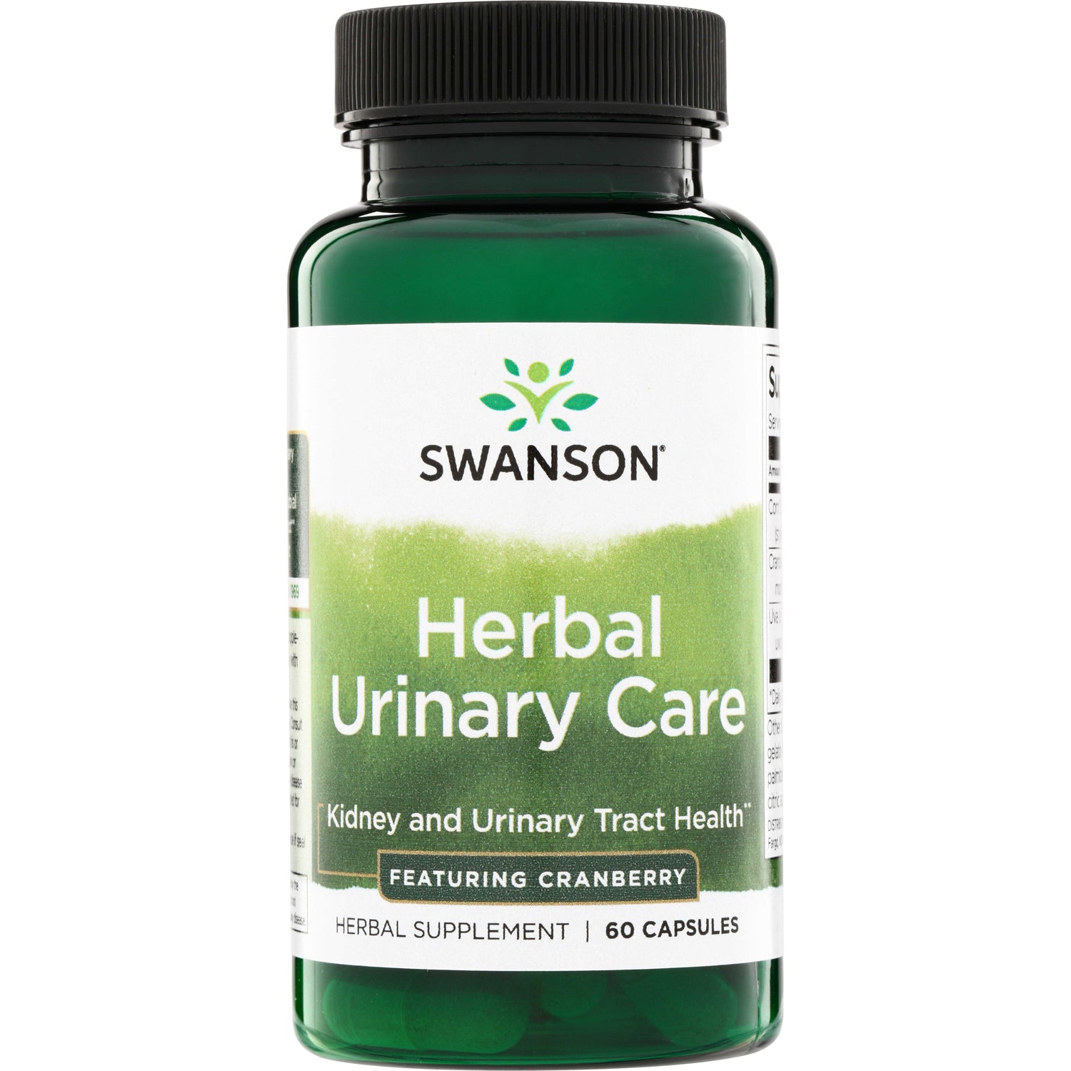 SW1493 | Swanson Herbal Urinary Care featuring Cranberry for kidney and urinary tract health, 60 capsules, front label