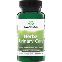 SW1493 | Swanson Herbal Urinary Care featuring Cranberry for kidney and urinary tract health, 60 capsules, front label