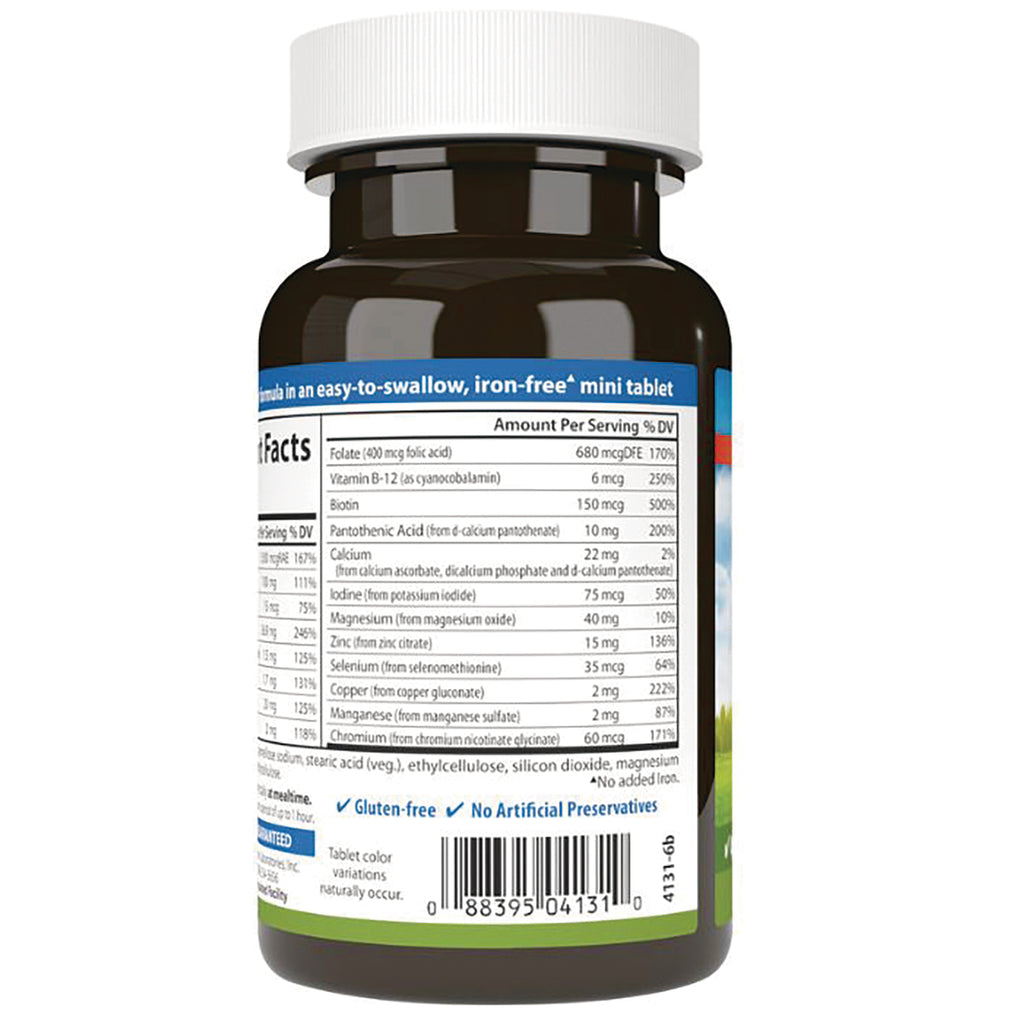 CSN039 | back of brown supplement bottle showing supplement facts panel and barcode - Thumbnail