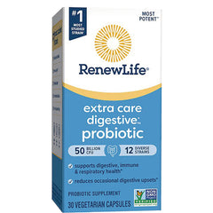 RNL231 | RenewLife Extra Care digestive probiotic box, 50 billion CFU, 30 vegetarian capsules