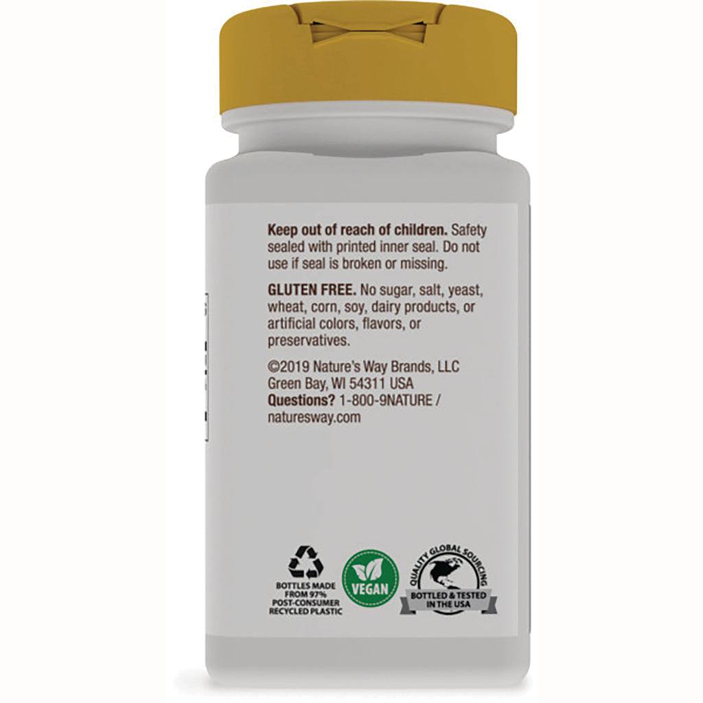 NW355 | Back label with Keep out of reach of children and GLUTEN FREE statements, contact info, vegan and recycling icons - Thumbnail