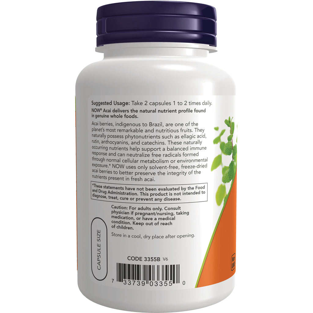 NWF519 | Back of white supplement bottle showing suggested usage, caution text and barcode - Thumbnail