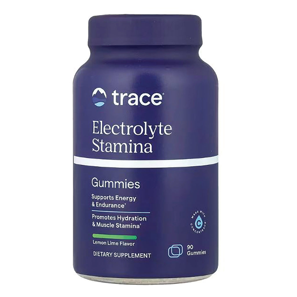 TM139 | Trace Electrolyte Stamina Gummies bottle, Lemon Lime flavor, 90 gummies - Thumbnail